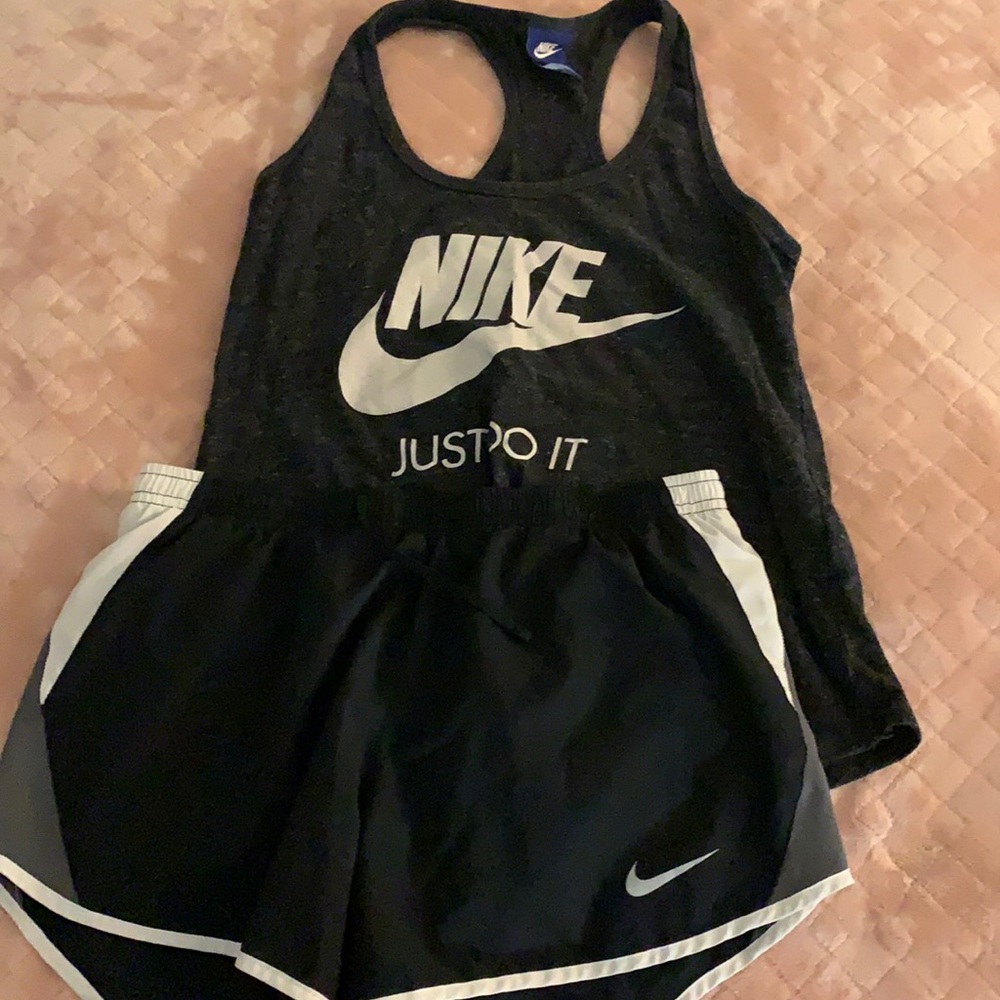 Nike tank top and shorts